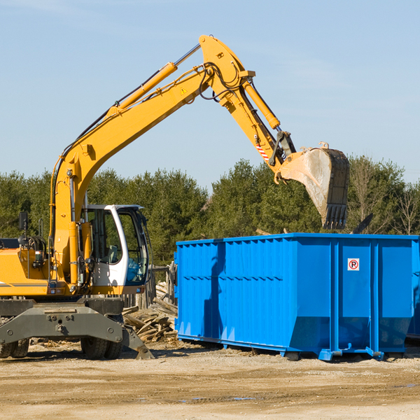 are there any restrictions on where a residential dumpster can be placed in West Clarkston-Highland